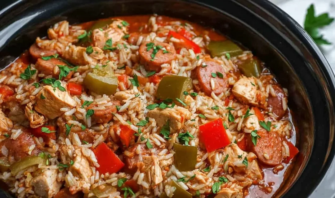 Slow Cooker Chicken Jambalaya