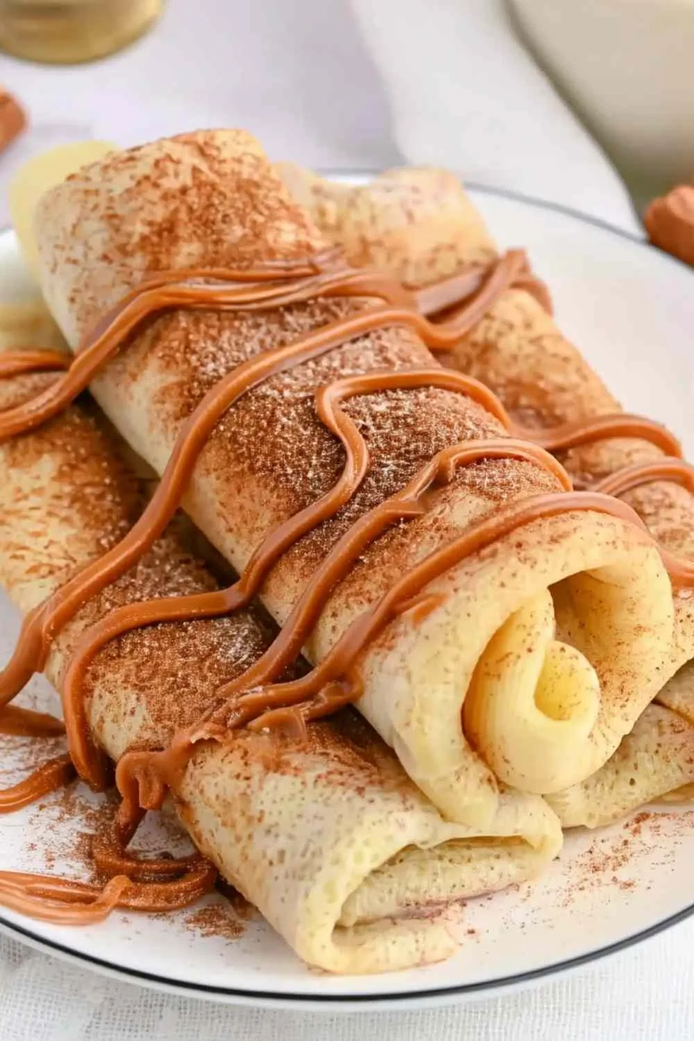 Cinnamon Roll Protein Crepes
