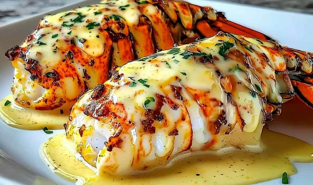 Creamy Garlic Butter Lobster Tails
