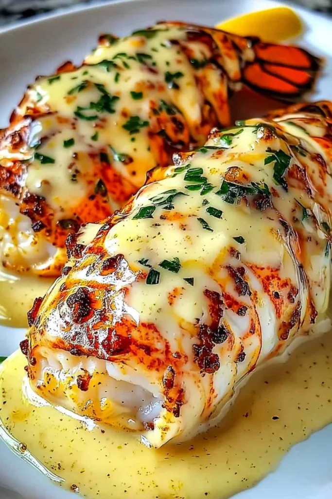 Creamy Garlic Butter Lobster Tails