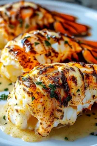 Creamy Garlic Butter Lobster Tails