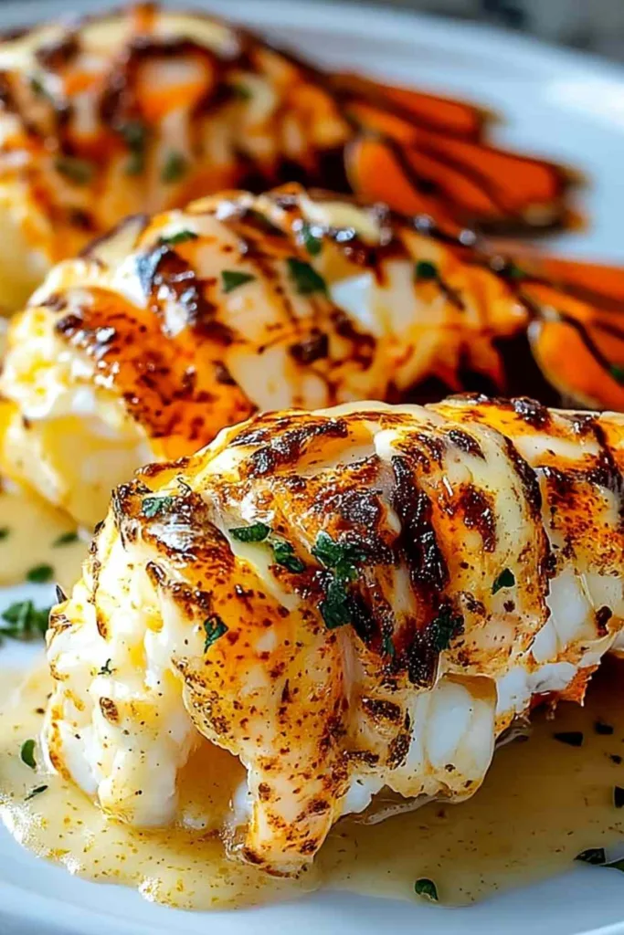 Creamy Garlic Butter Lobster Tails