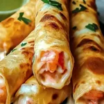 Crispy Crab and Shrimp Queso Taquitos