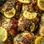 Greek Lemon Chicken Thighs