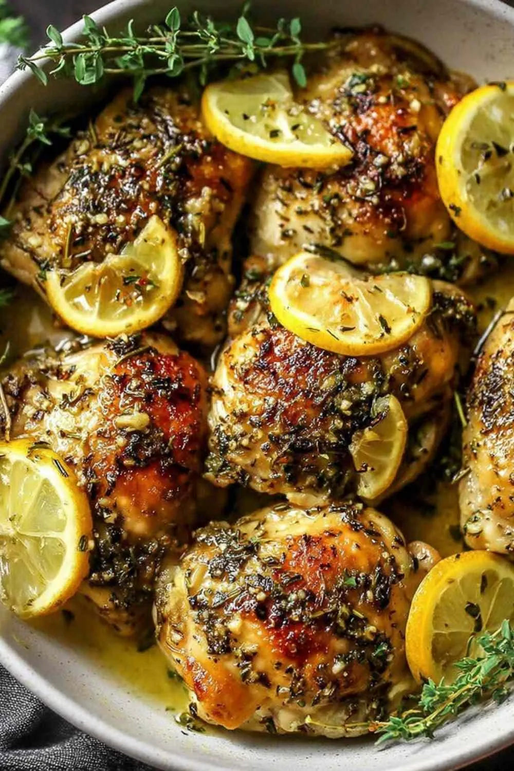 Greek Lemon Chicken Thighs