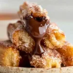 Nutty Churro Bites with Nutella