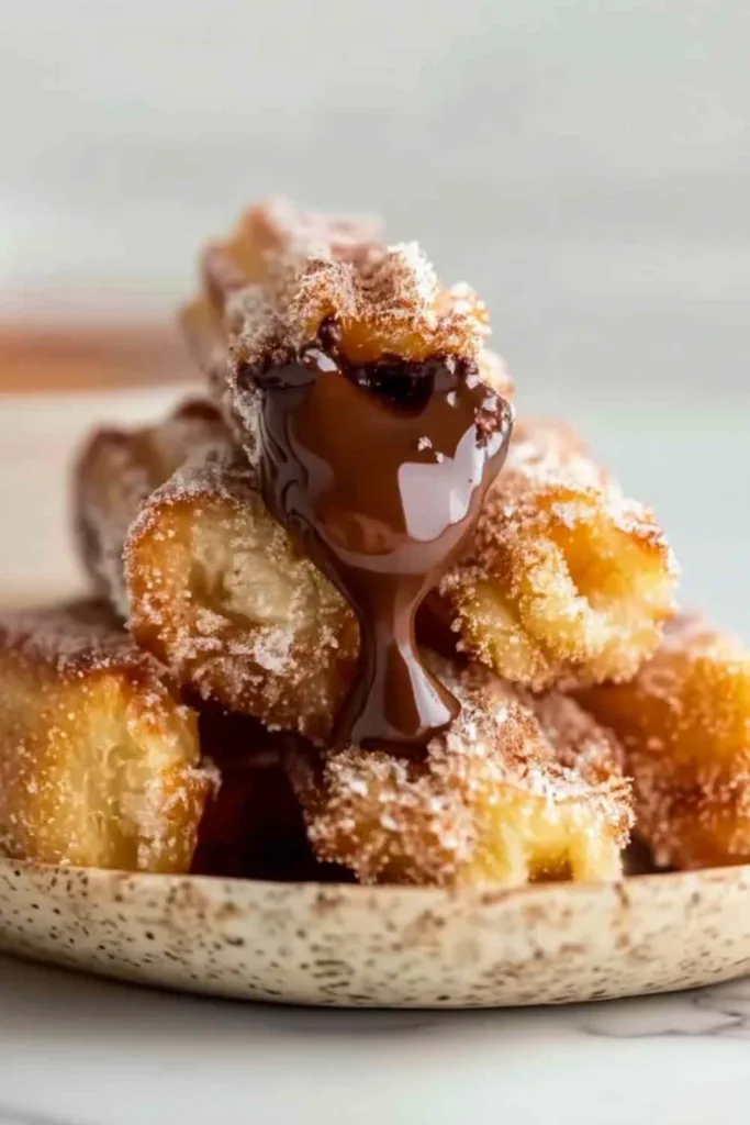 Nutty Churro Bites with Nutella