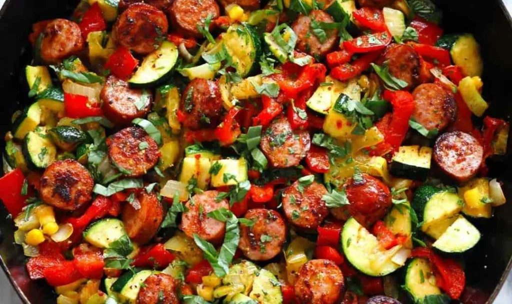 Sausage and Veggies Skillet