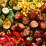 Sausage and Veggies Skillet