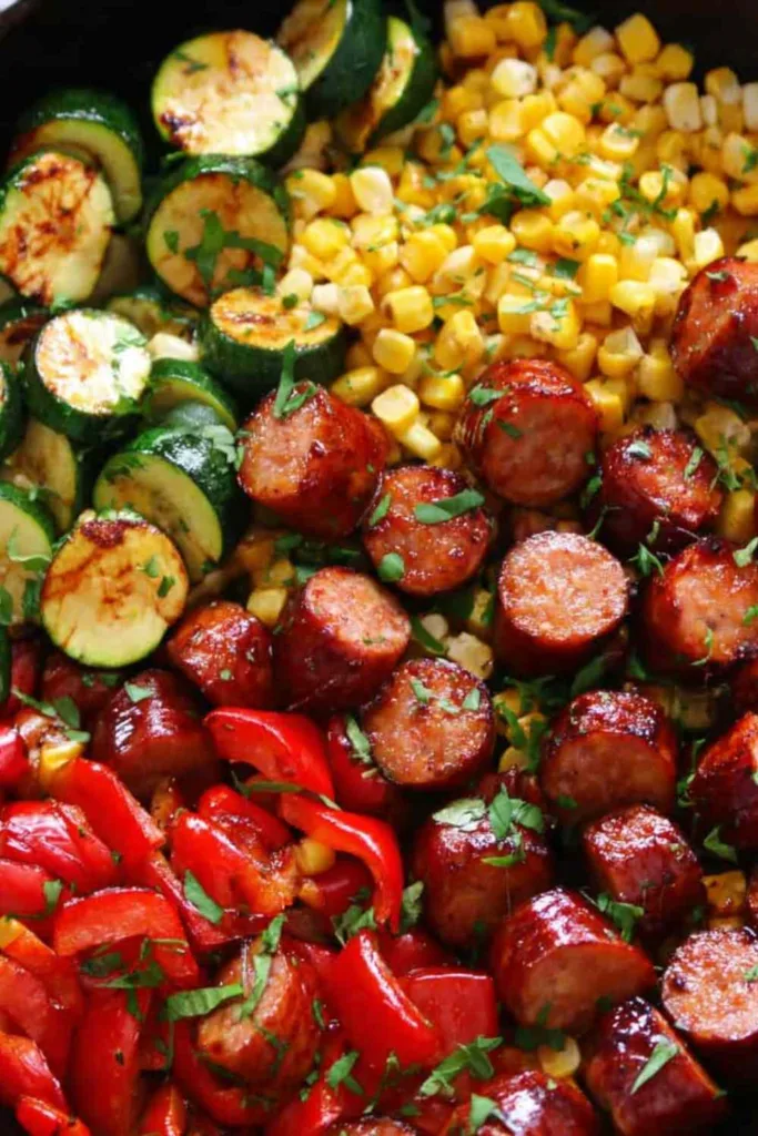 Sausage and Veggies Skillet