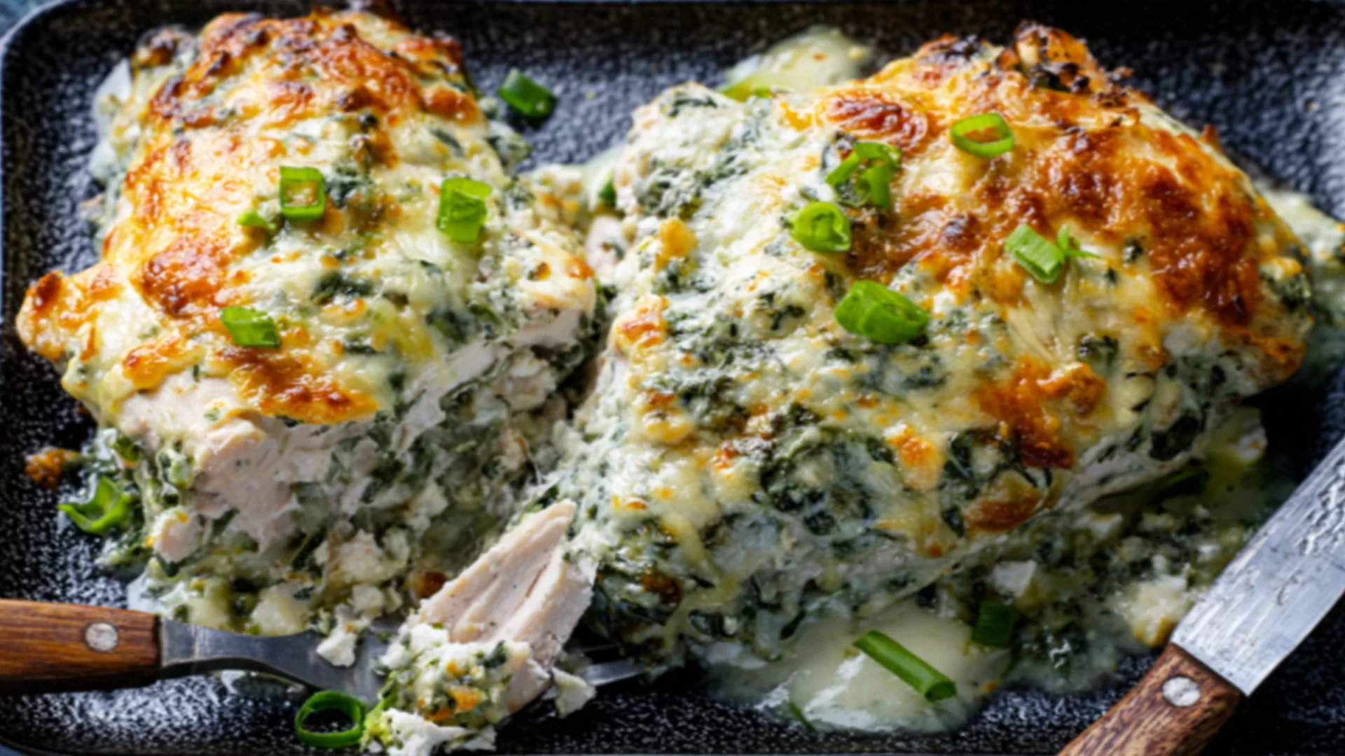 Spinach and Feta Baked Chicken