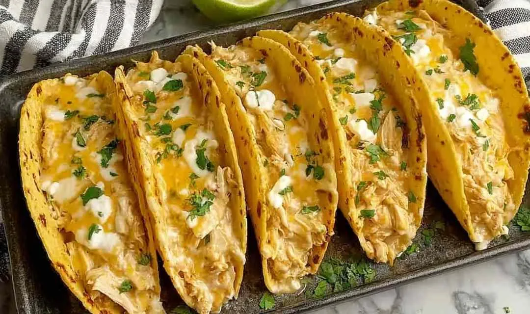 White Chicken Chili Tacos