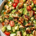 Avocado chicken salad