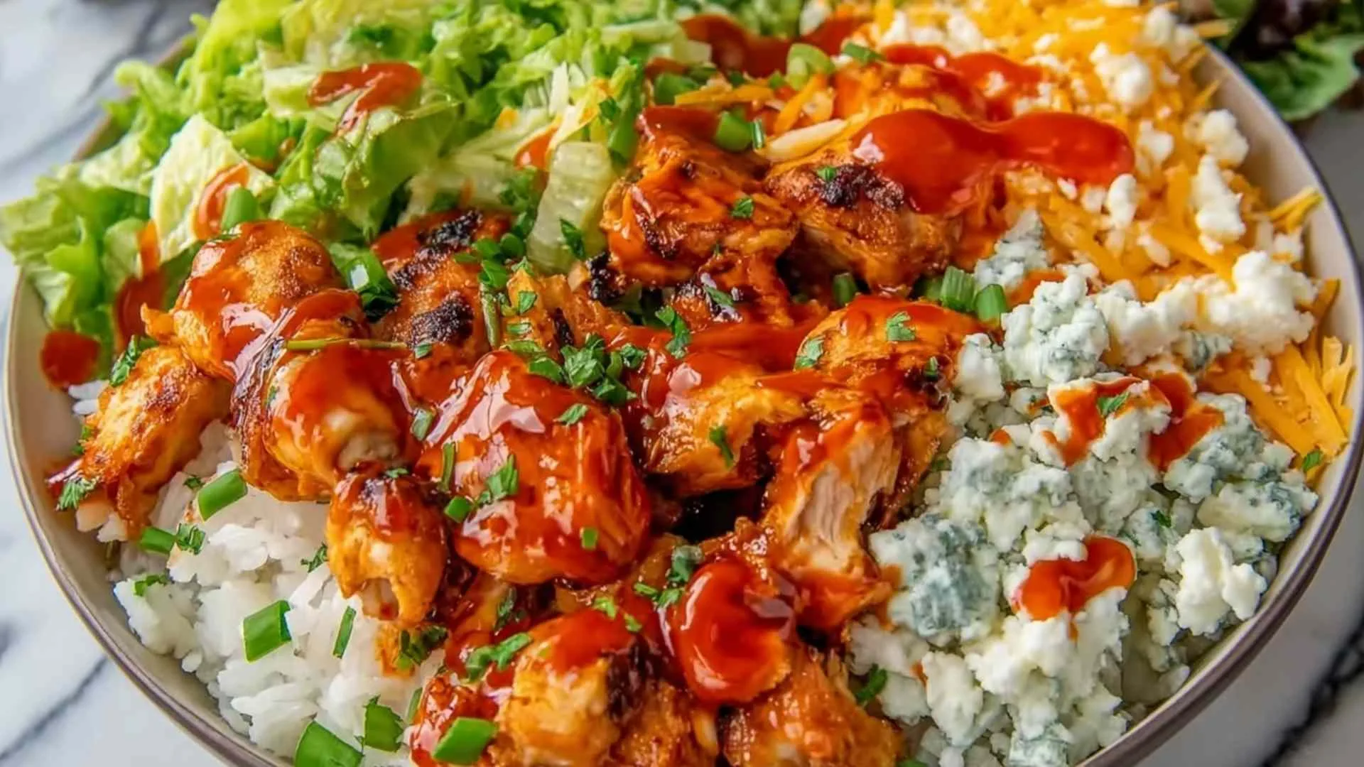 Buffalo Chicken Protein Bowl