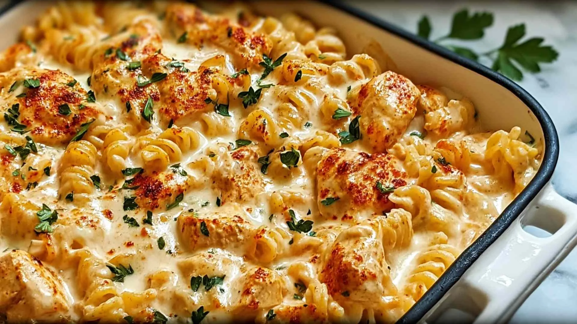 Cajun Cream Cheese Chicken Pasta