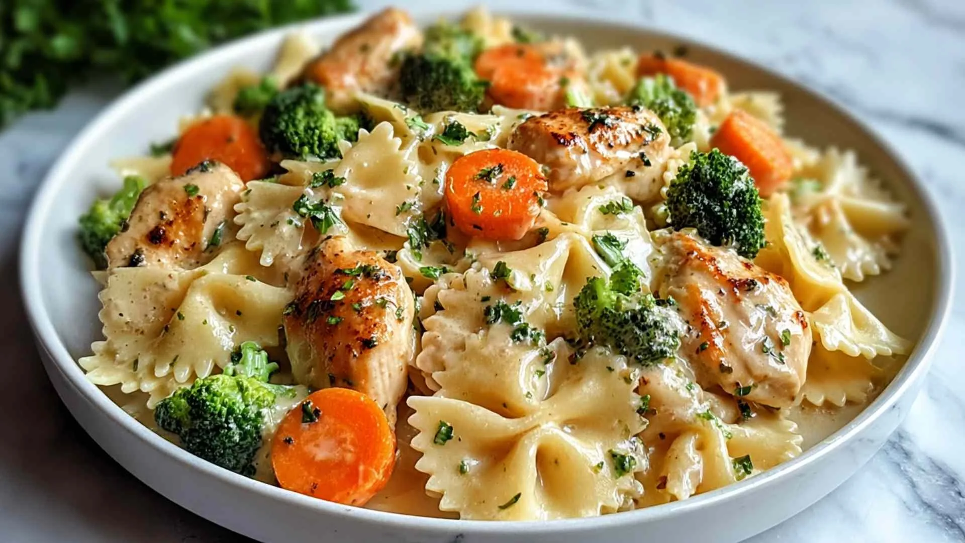 Cheddar Havarti Chicken Pasta