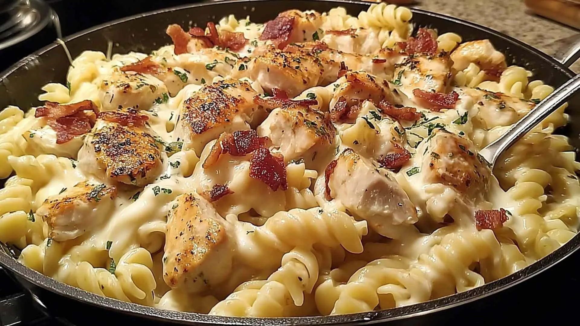 Chicken Bacon Ranch Pasta