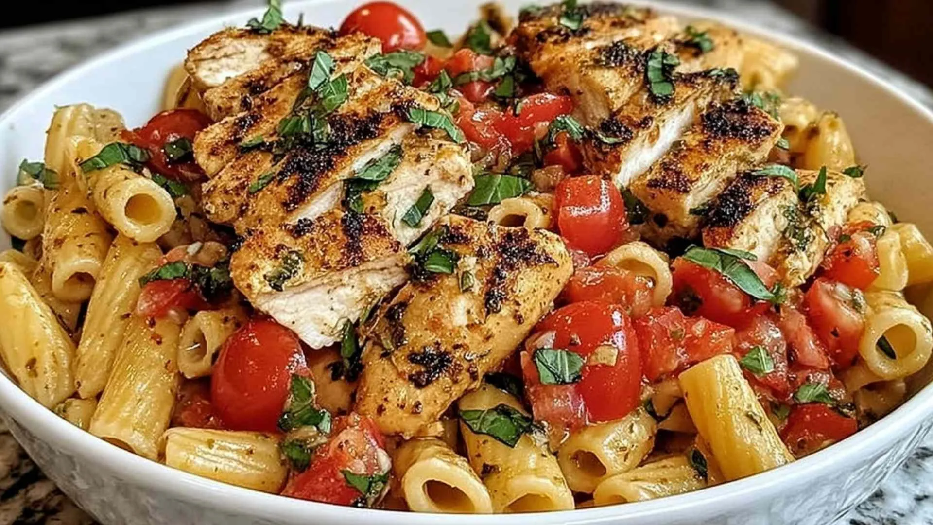 Chicken Pasta Primavera