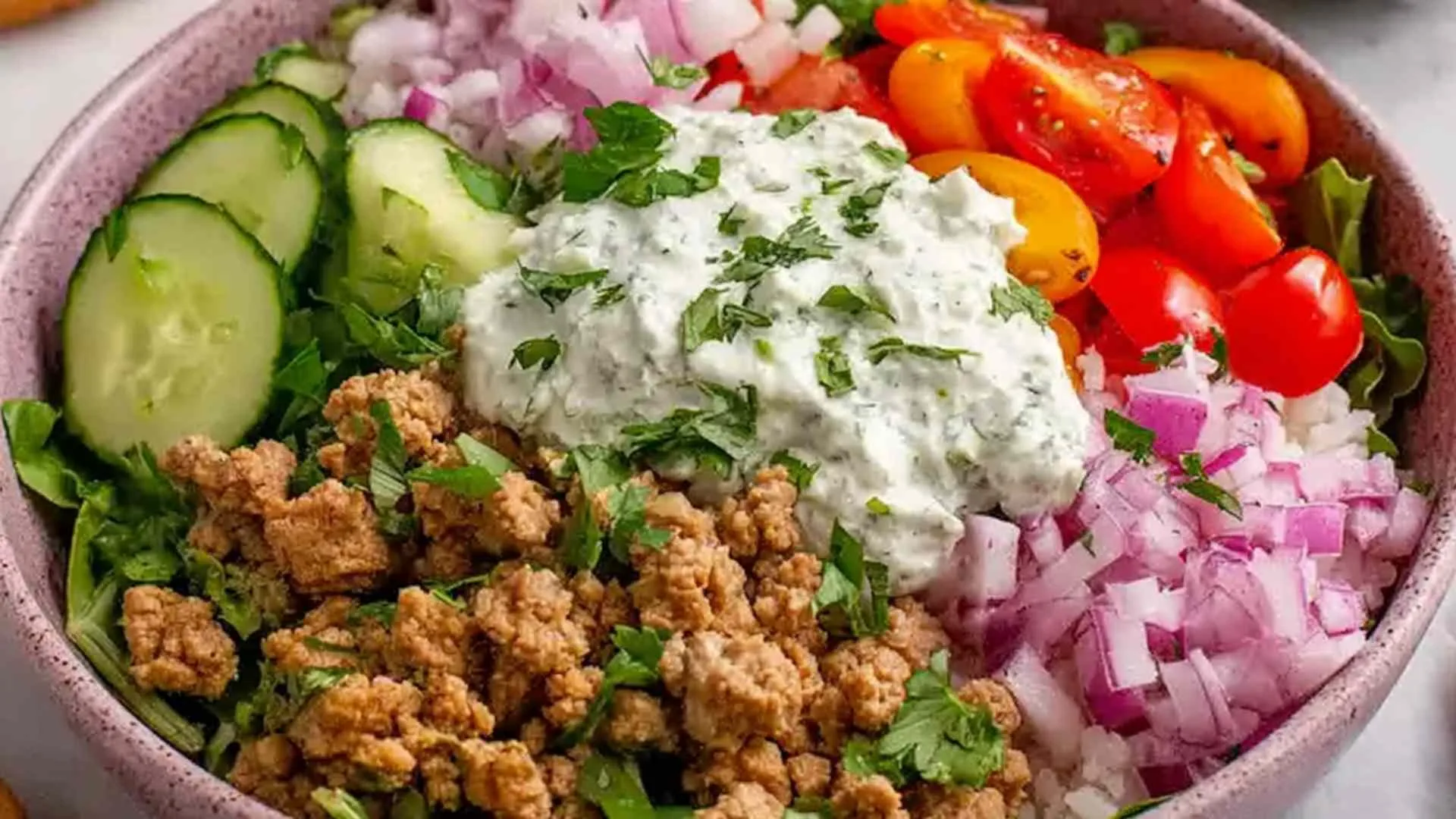 Ground turkey bowls