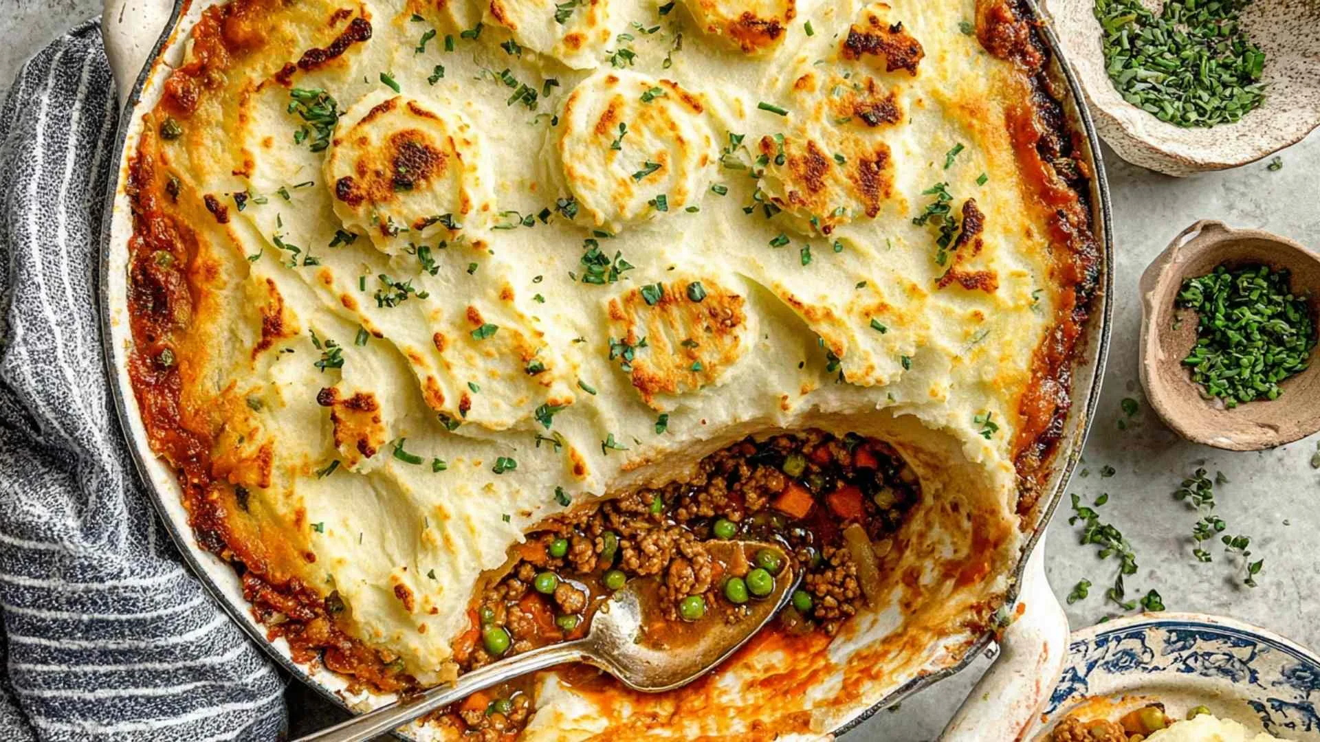 Ground turkey cottage pie