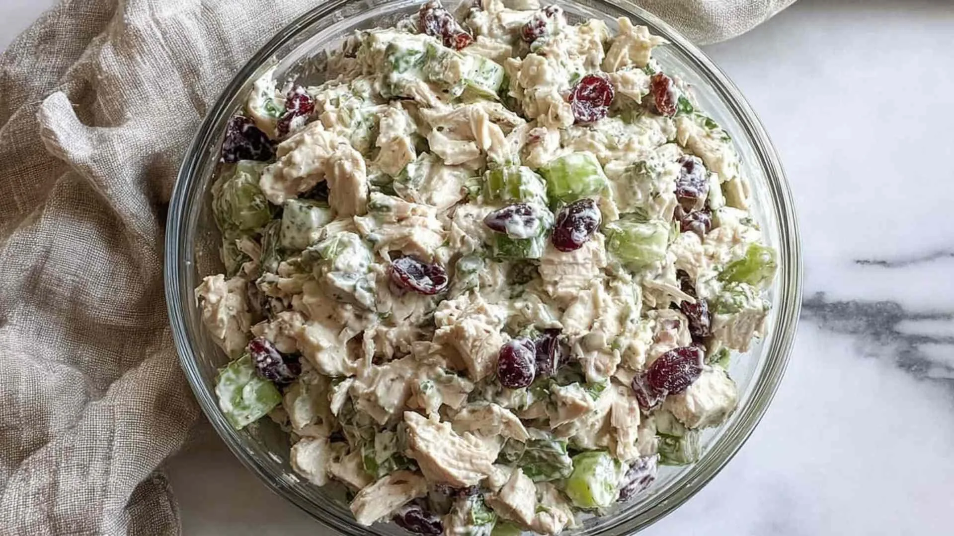 Healthy chicken salad