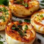 High Protein Egg White Bites on a white serving plate.