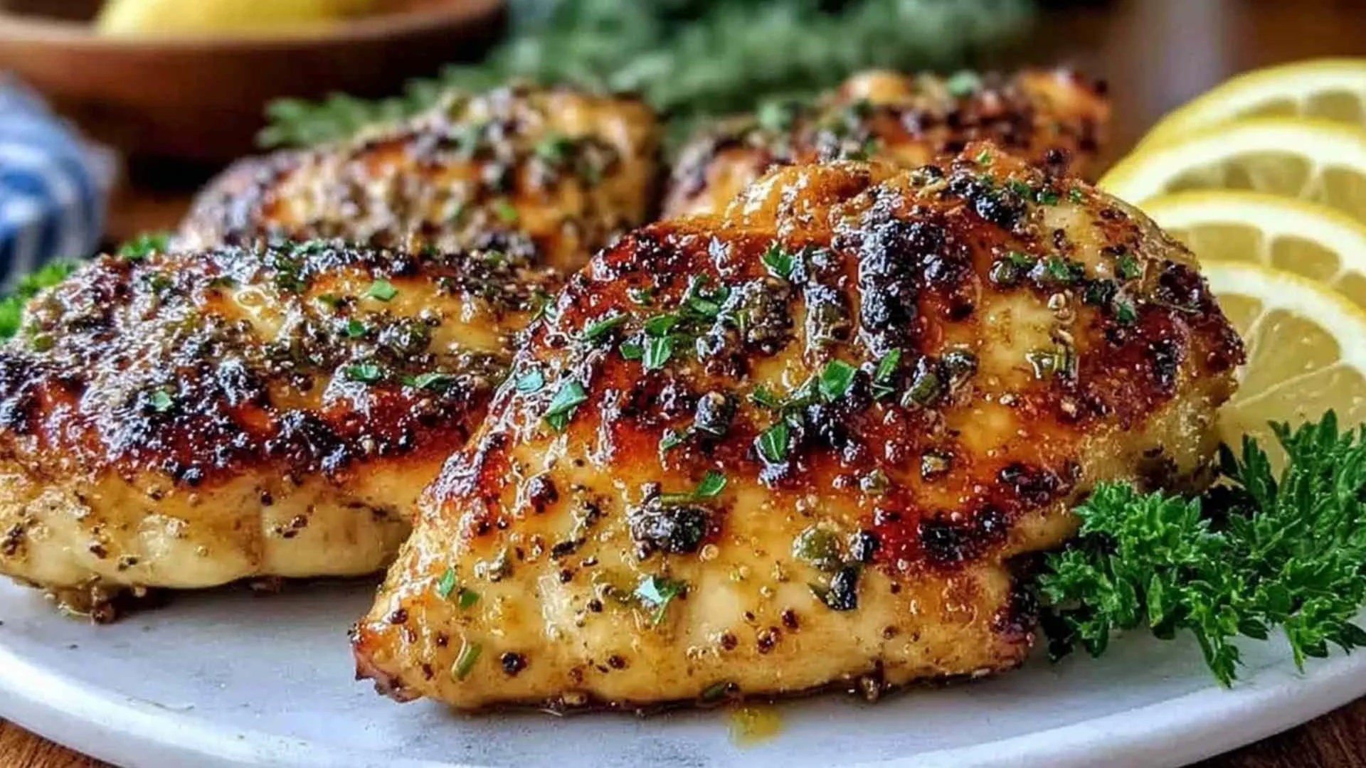 Lemon pepper air fryer chicken