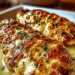 Longhorn Steakhouse Parmesan Chicken on a white platter with lemon wedges.