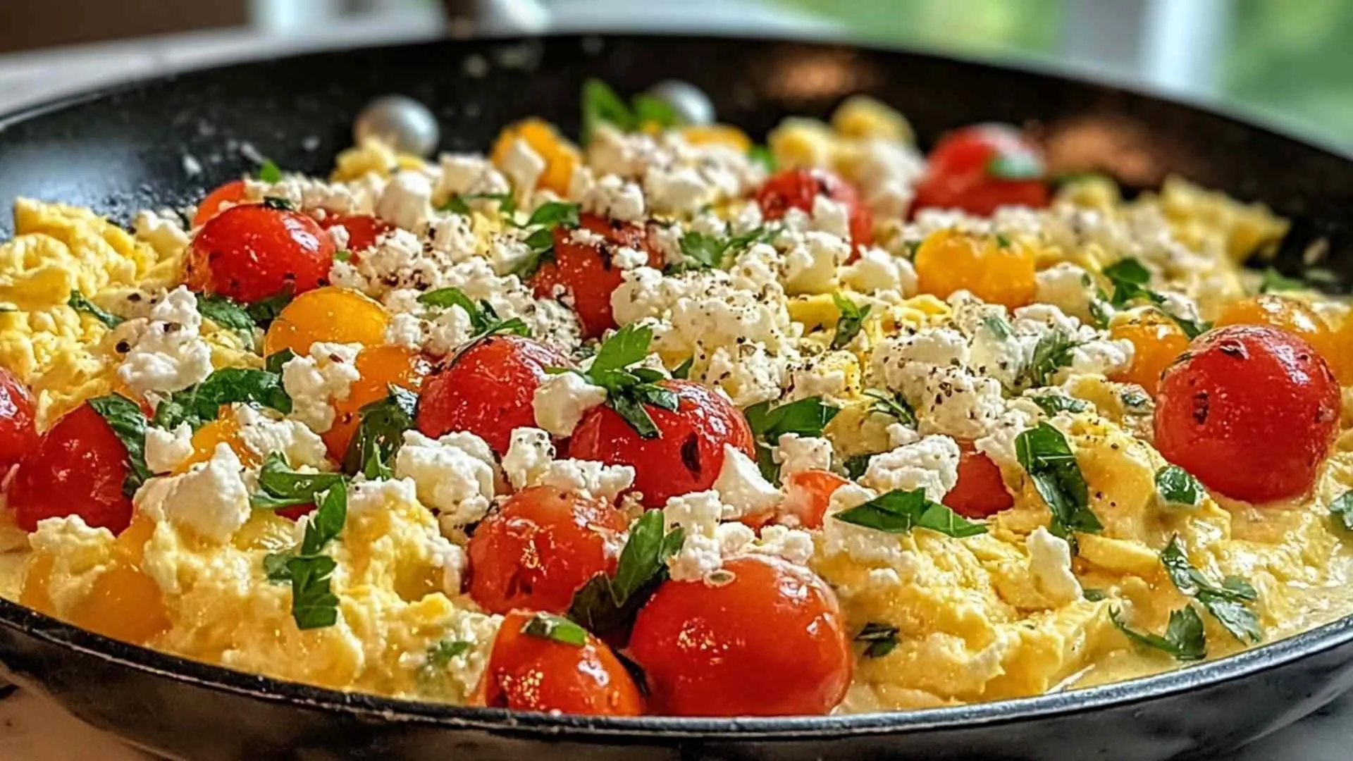 Mediterranean Scrambled Eggs