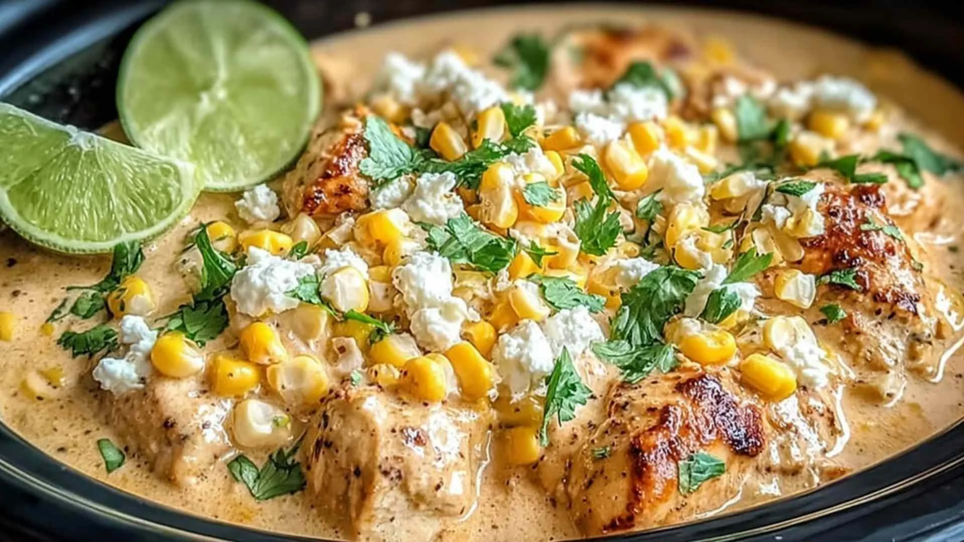 Slow-Cooker Street Corn Chicken