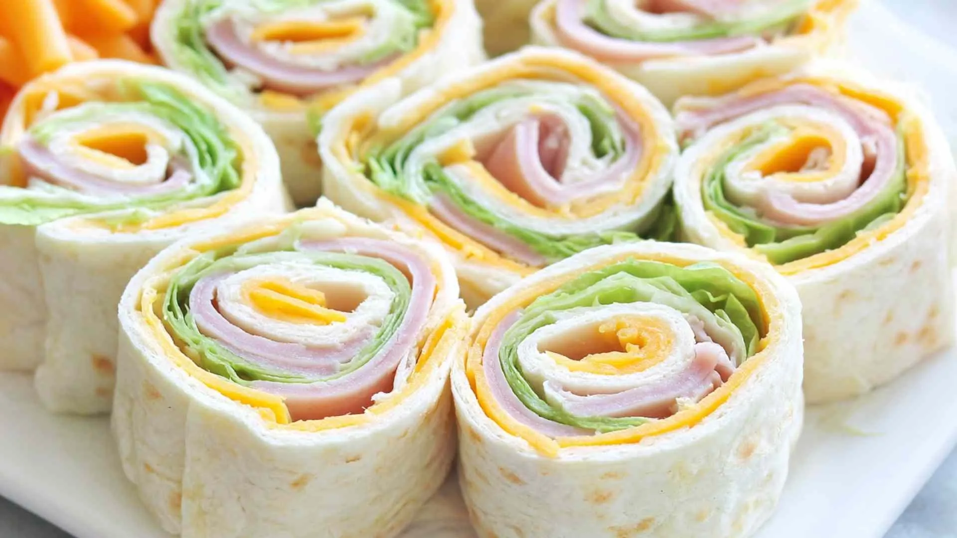Turkey Cheddar Lunch Roll-Ups