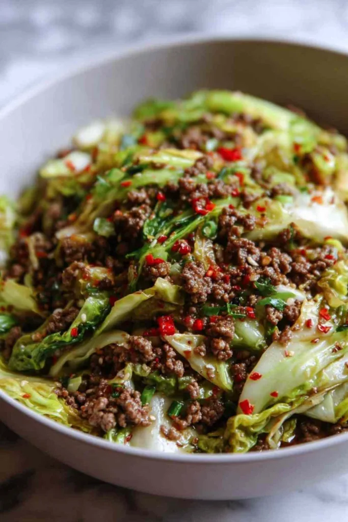 healthy-chinese-ground-beef-cabbage-stir-fry-in-wok