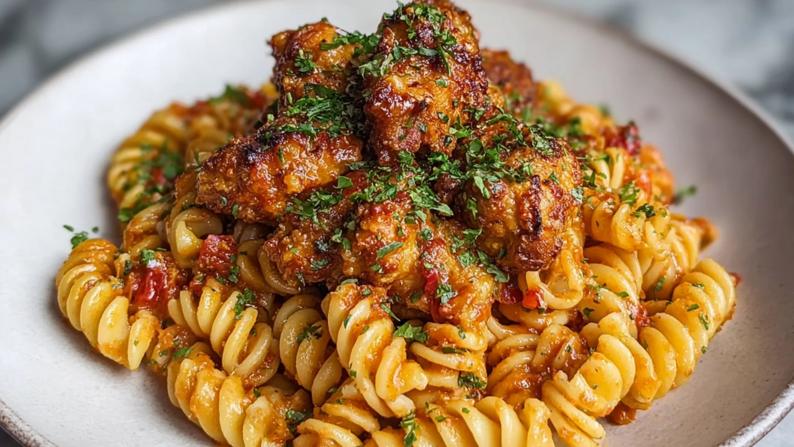 honey pepper chicken pasta