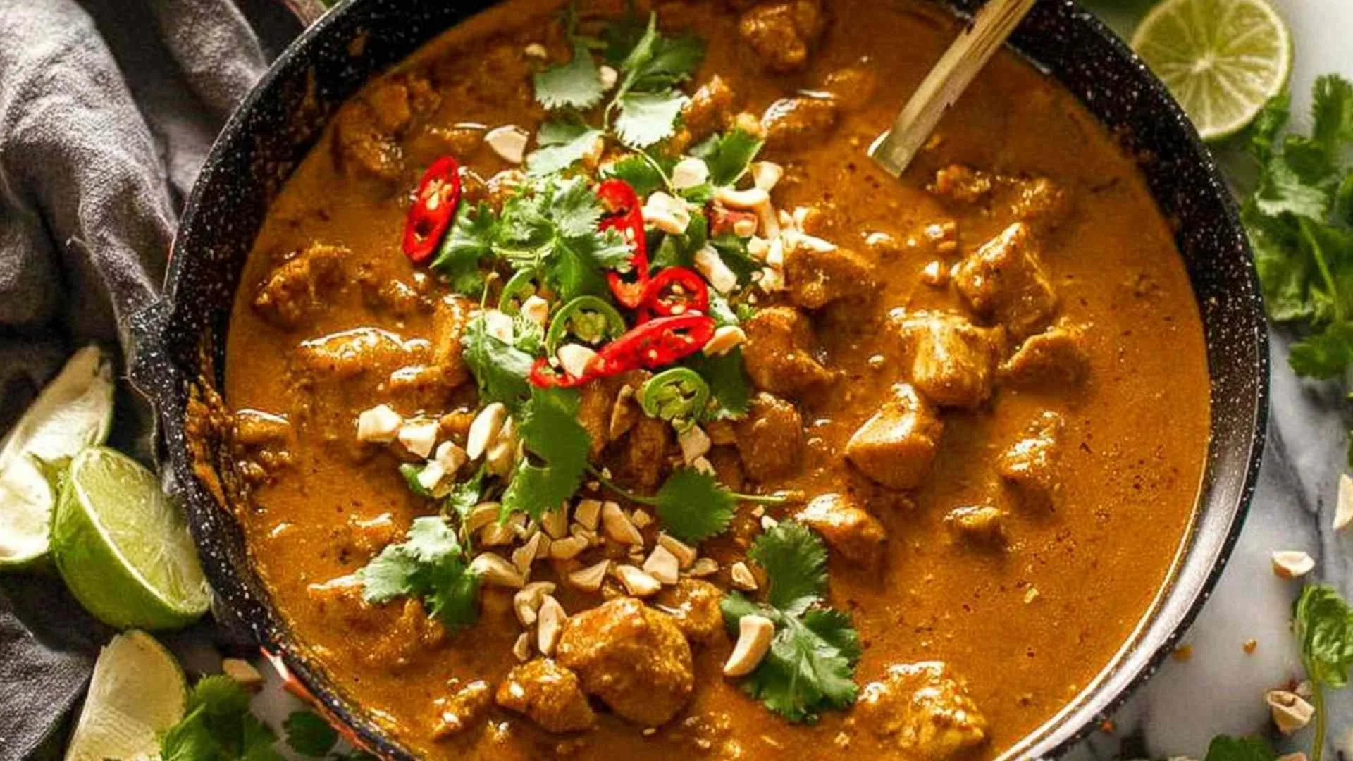 Chicken Satay Curry Malaysian