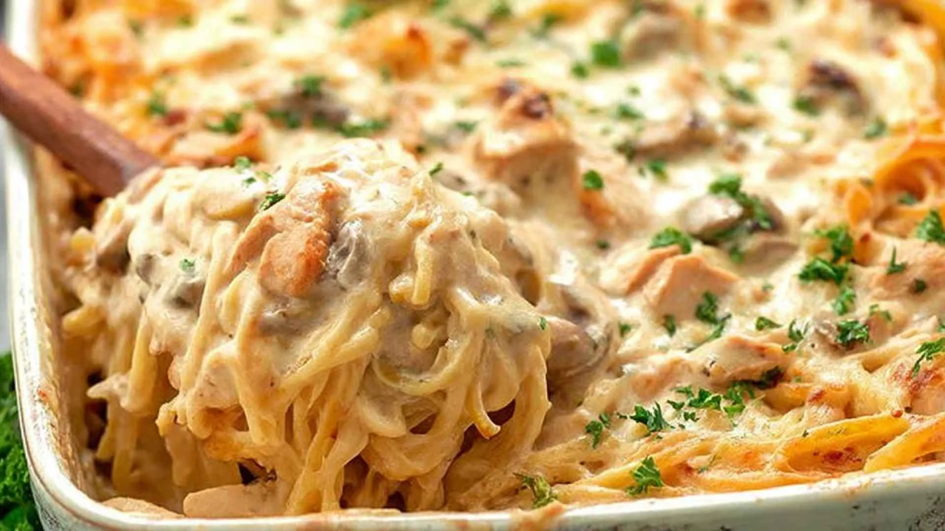 Chicken Tetrazzini pasta