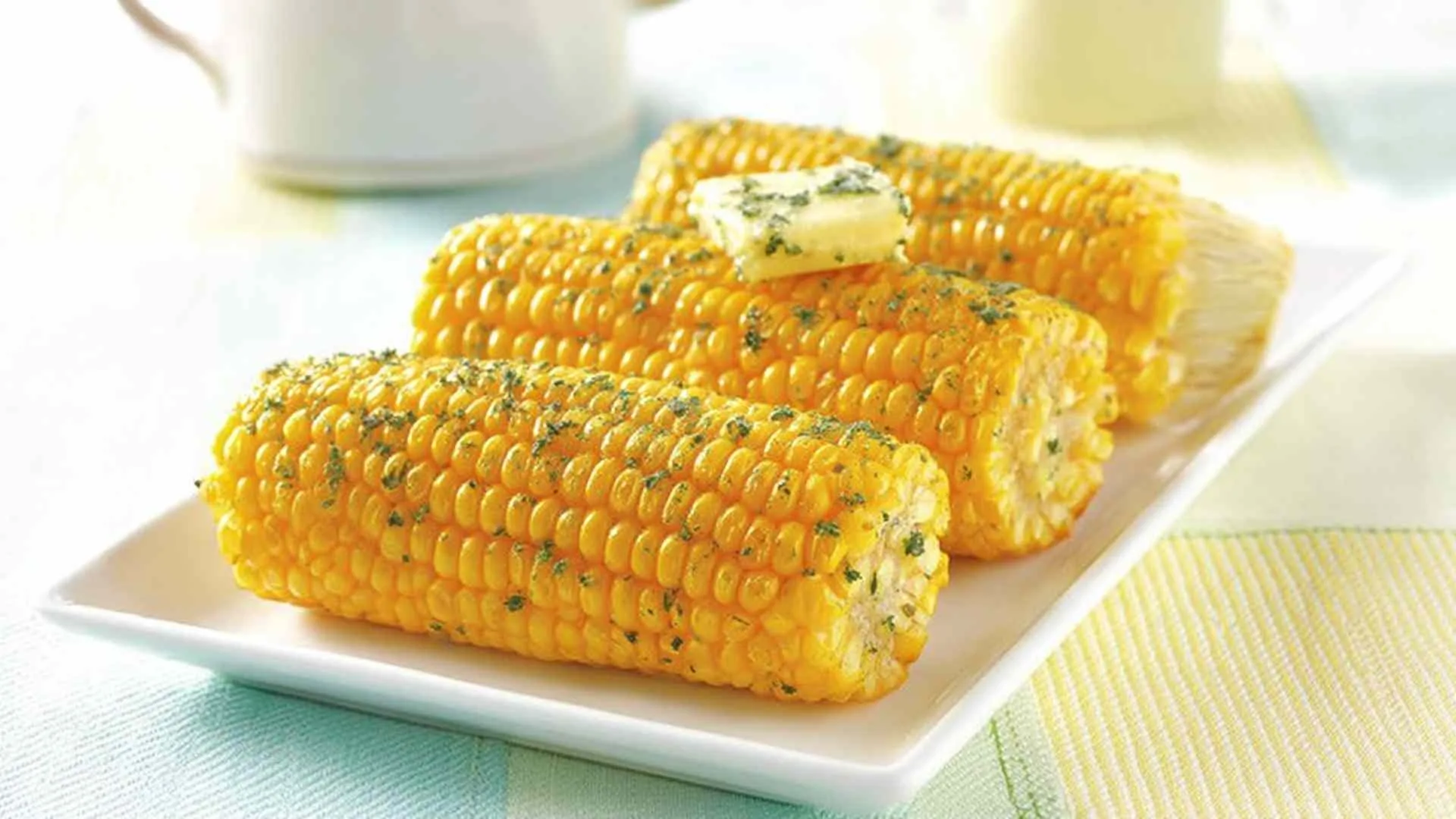 Corn on the Cob with Garlic Herb Butter