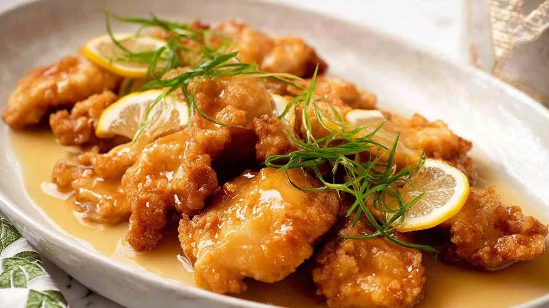 Crispy Chinese Lemon Chicken