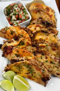 Crockpot Pork Carnitas in a slow cooker