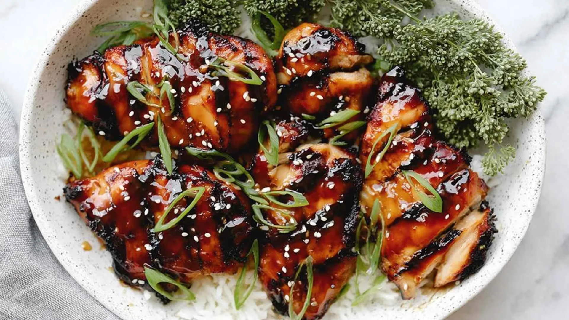 Grilled Honey Garlic Chicken