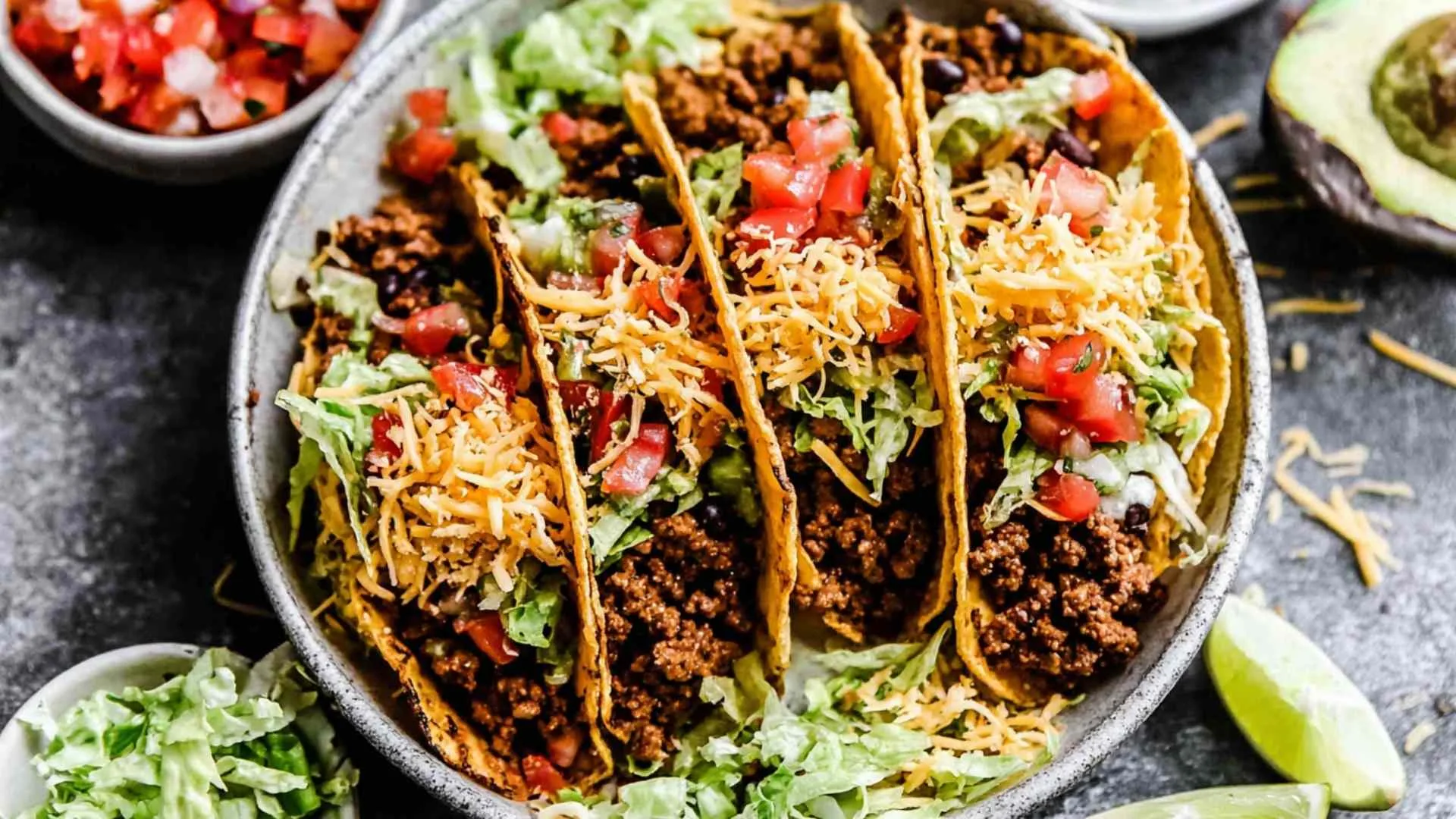 Ground beef tacos