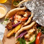 Kalimeras famous chicken gyros marinade in a bowl