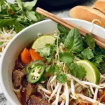Slow cooker Pho Bo Kho with tender beef