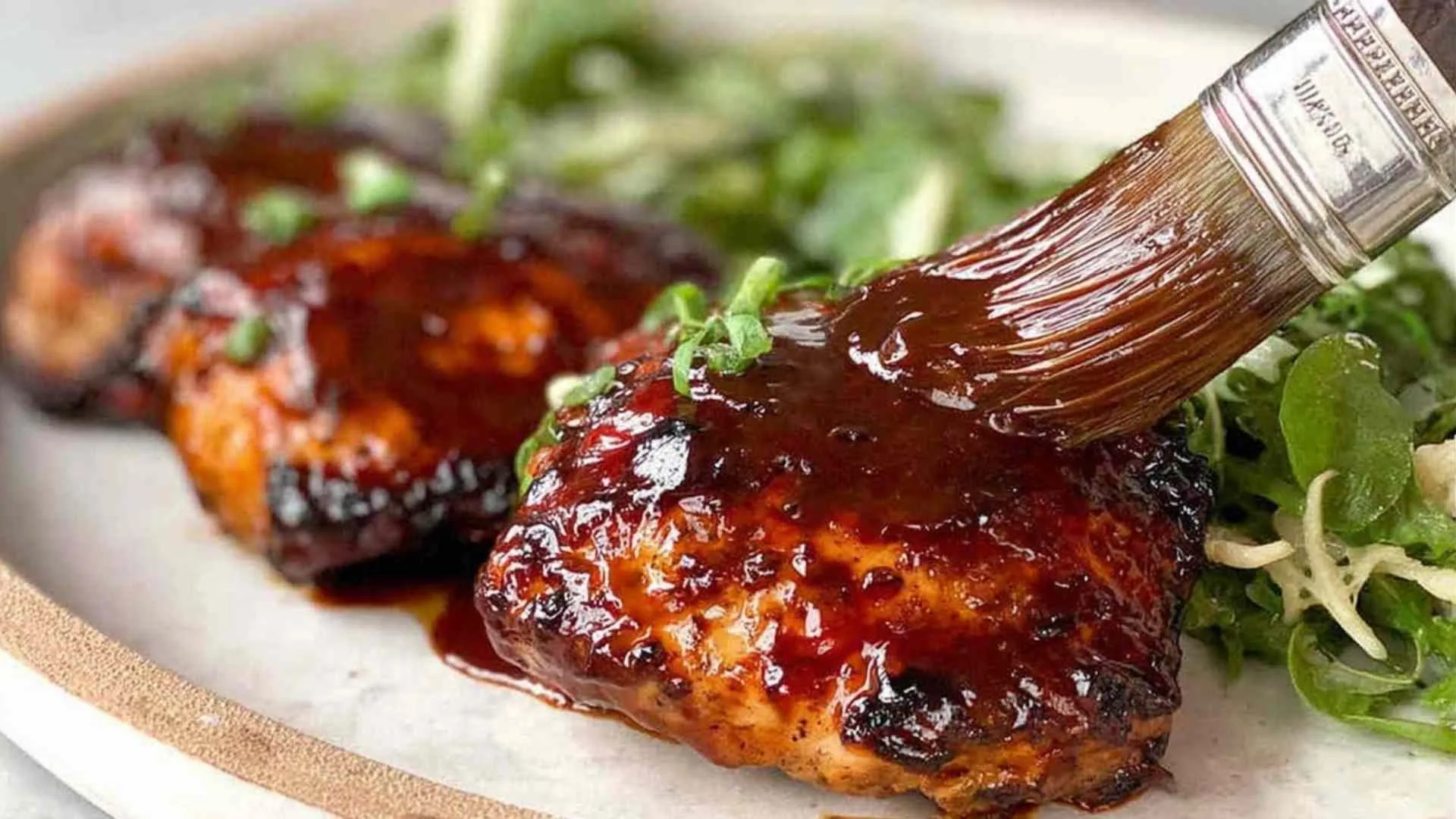 Sticky grilled chicken