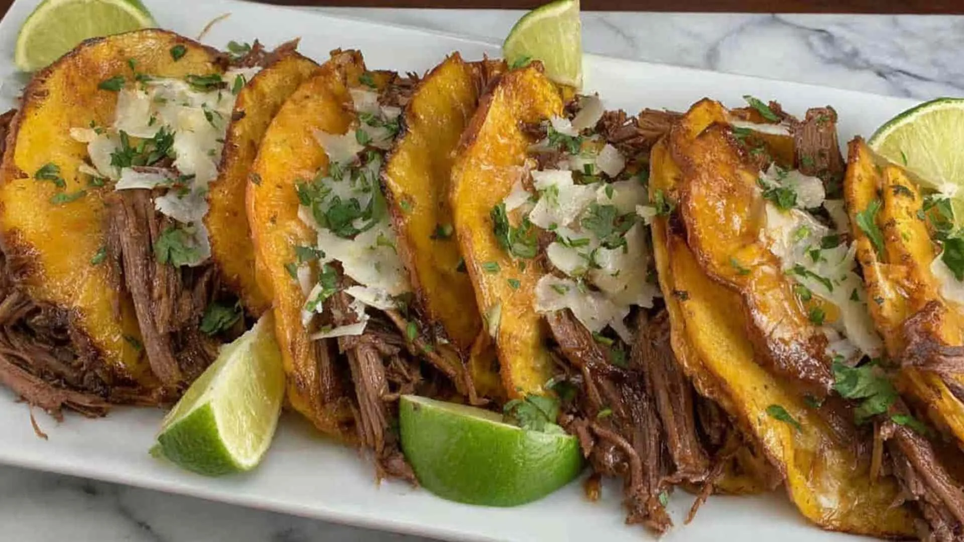 Street Corn Crockpot Shredded Beef Tacos