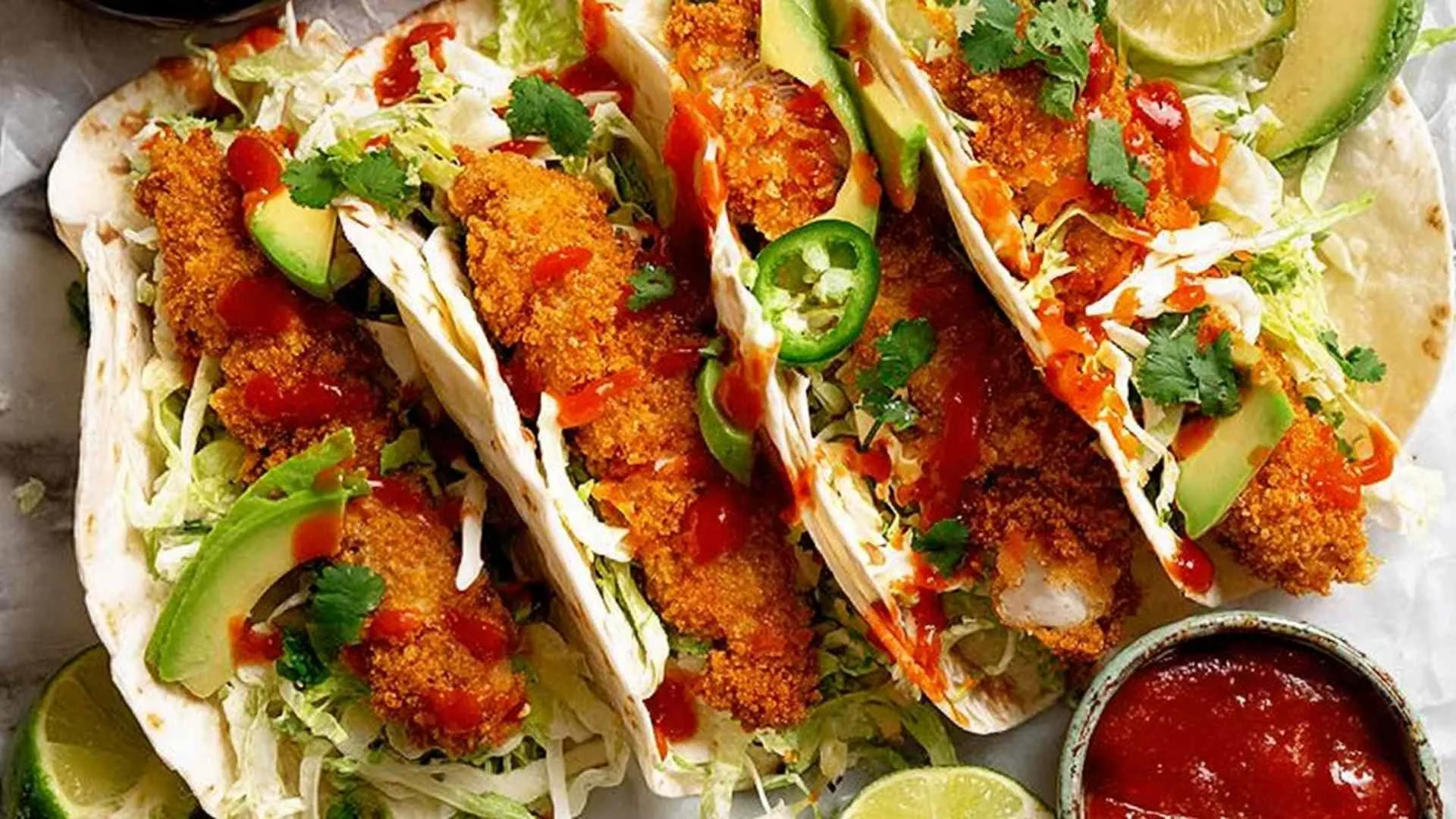crunchy baked chicken taco fingers