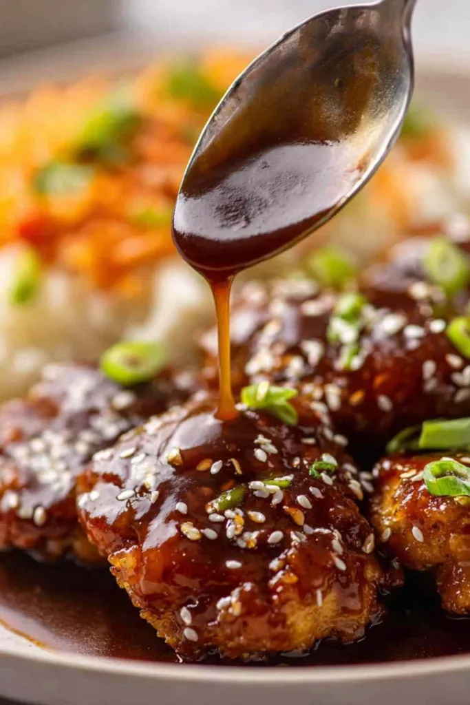 Juicy grilled honey soy chicken marinade served with glossy sauce and sesame seeds