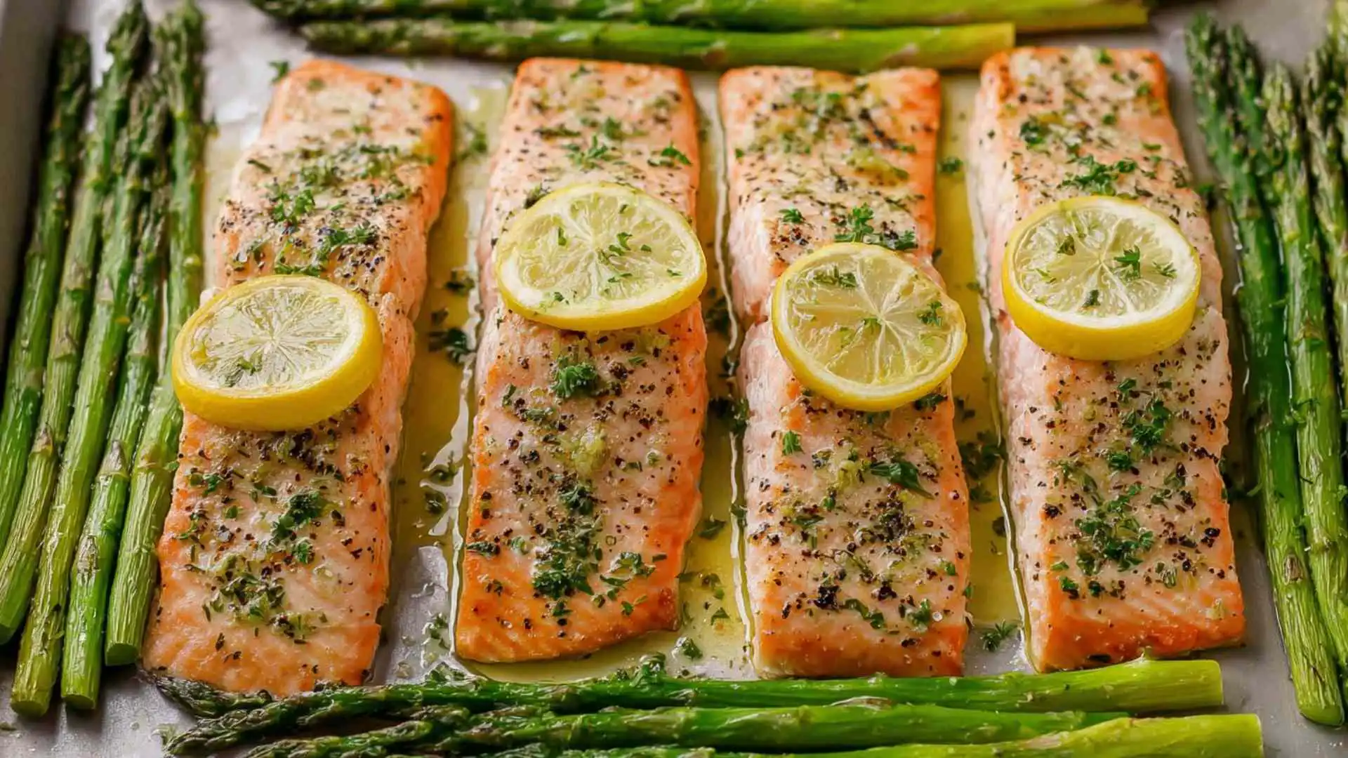Sheet Pan Salmon and Asparagus