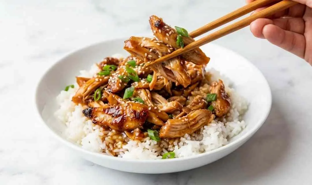 Slow cooker honey garlic chicken