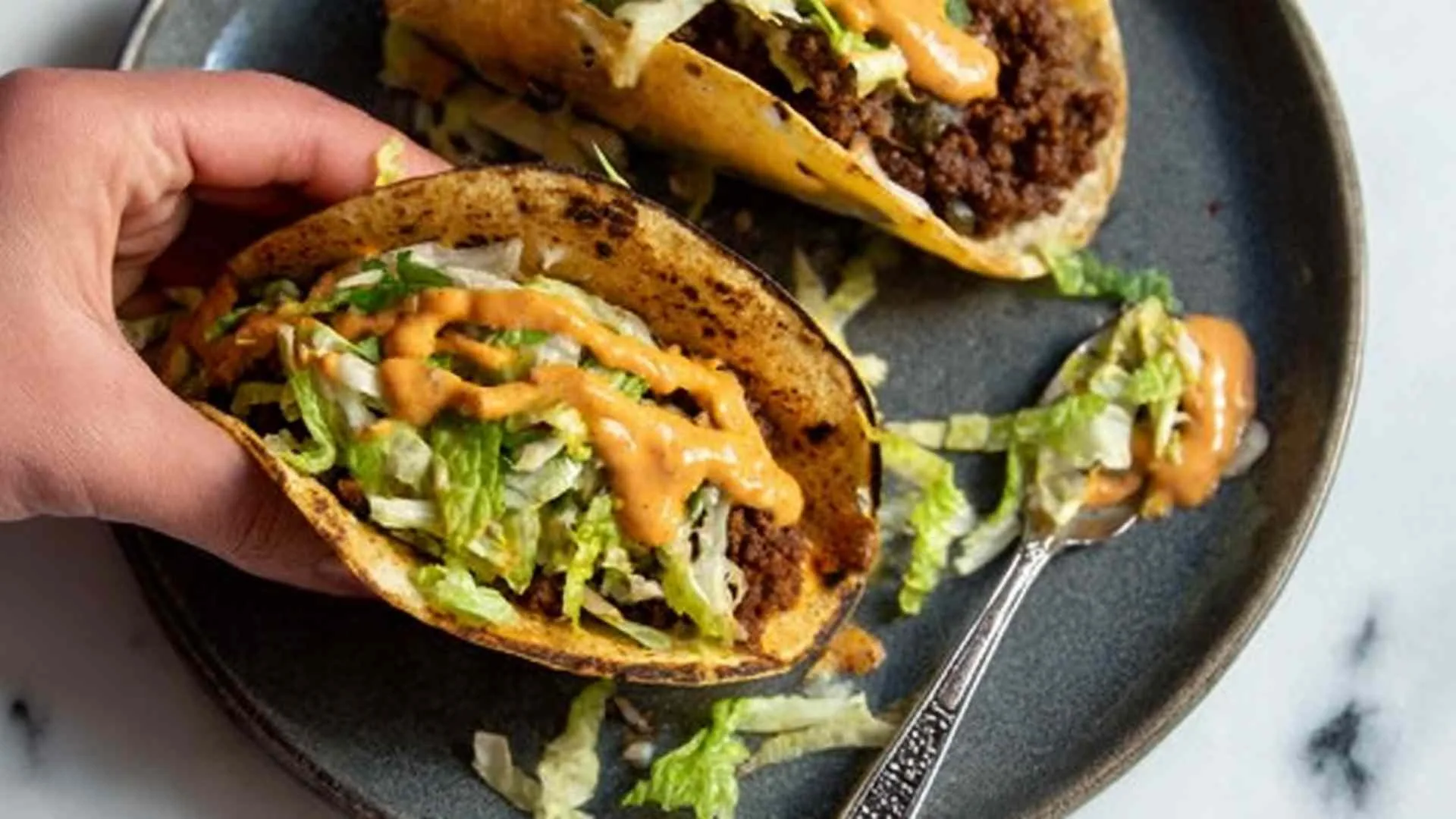 Smash Burger Tacos