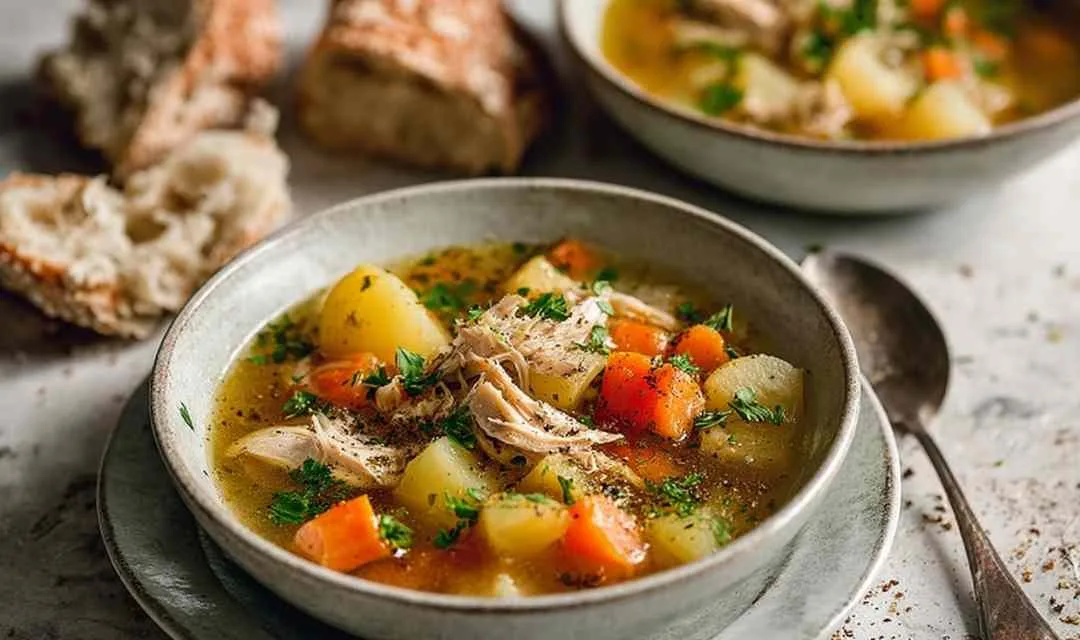 slow cooker chicken vegetable soup